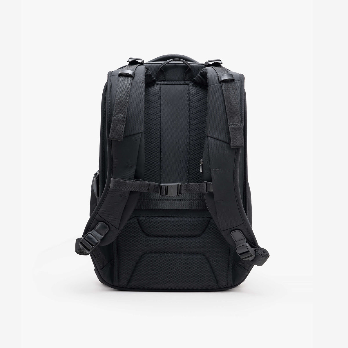 Nayo Smart Almighty A1 business travel backpack rear back panel padded ergonomic back view