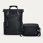 U6 + UL1 City Set — matching Black backpack and sling