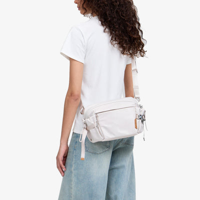 crossbody bag for travel white Nayo Smart Urban UL1 Sling Bag White
