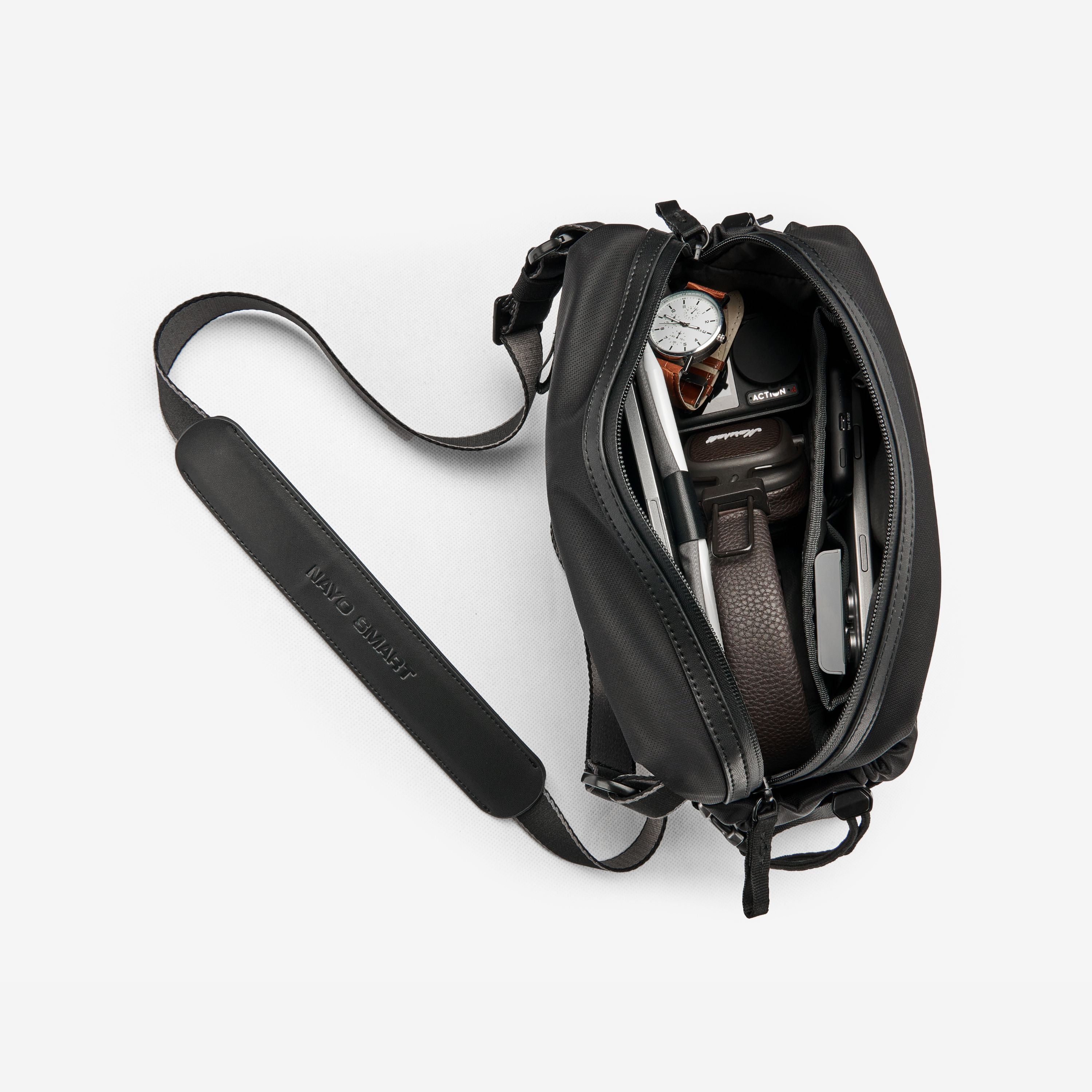 NAYO SMART ショルダーバッグ ブラック Urban UL1 Camera & Tablet Sling Bag, 6L | NAYO SMART – Nayo Smart