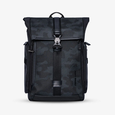 alpha bravo london roll top laptop backpack Nayo Smart Herman H2 Half-Roll Top Backpack
