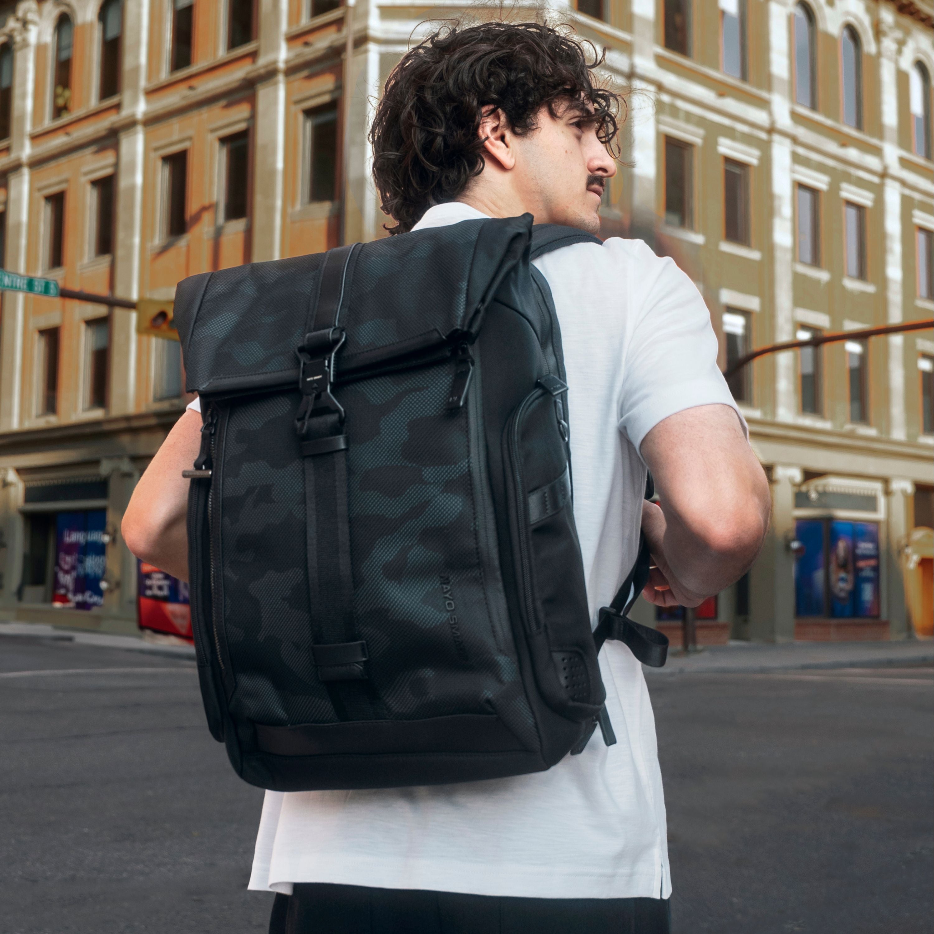 NAYO SMART Herman H2 Half-Roll Top Backpack – Nayo Smart