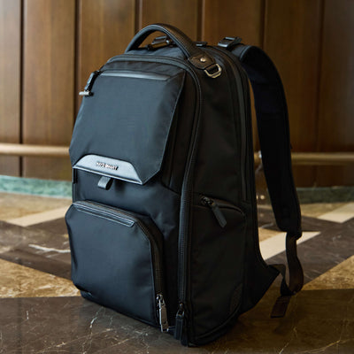 Nayo Smart Almighty A1 backpack indoor business scene, black durable travel backpack
