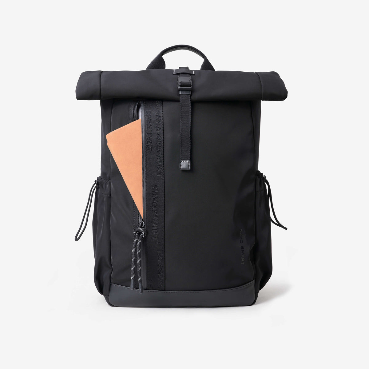 NayoSmart Urban U9 Roll-top Backpack with convenient front quick-access pocket