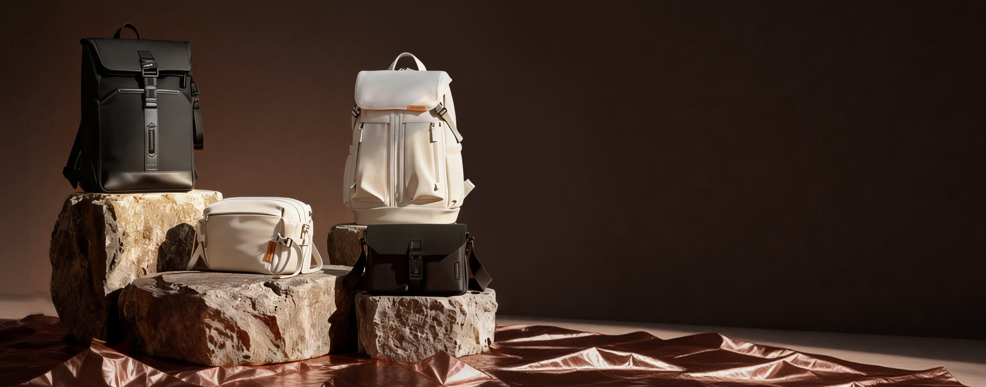 ナヨスマートトラベルバッグ|スタイリッシュで、耐久性があり、機能的