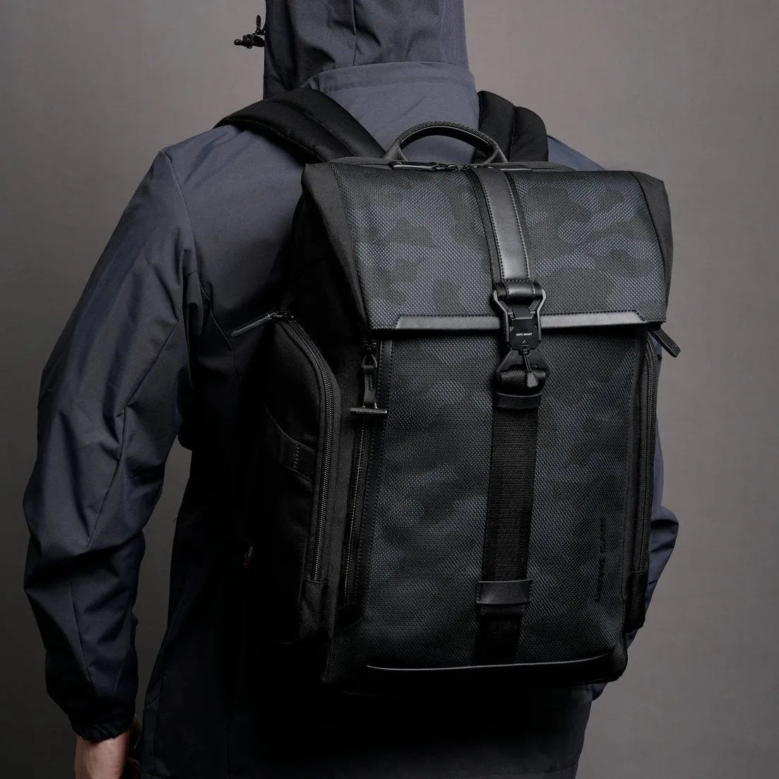 NAYO SMART Herman H2 Half-Roll Top Backpack – Nayo Smart