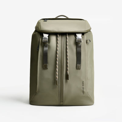 nayo smart urban u7 backpack olive green front view