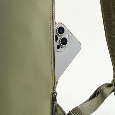 nayo smart urban u7 backpack olive green