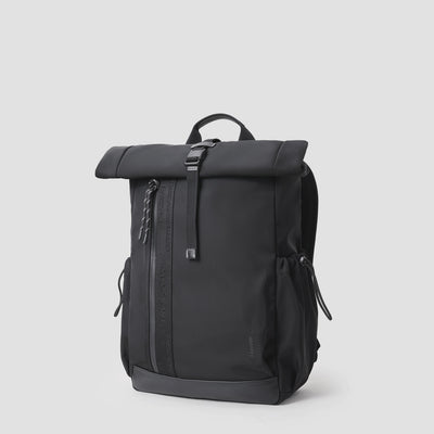NayoSmart Urban U9 Roll-top Backpack capacity expansion with adjustable roll-top opening