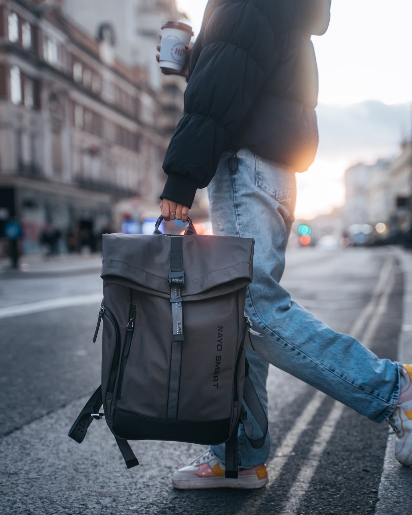 NAYO SMART Urban Roll-top Backpack